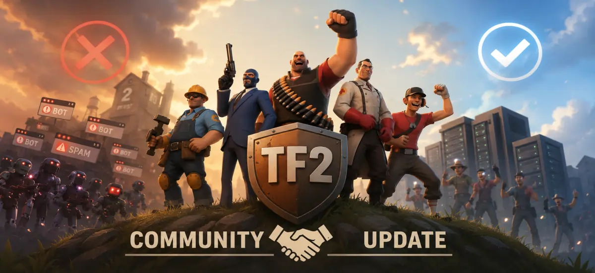 تیم فورترس ۲ چطور از بحران باتها (Bots) جان سالم به در برد؟