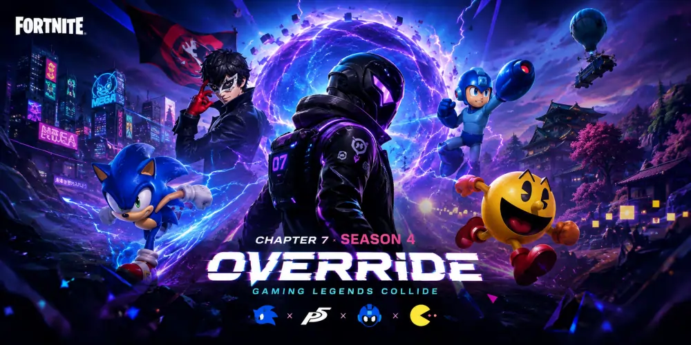 فصل ۴ چپتر ۷ فورتنایت؛ Override و شخصیت های لو رفته