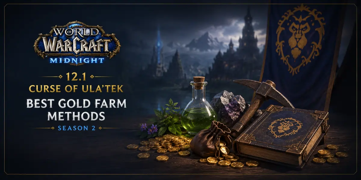 پچ 12.1 WoW Midnight؛ بهترین روشهای فارم و کسب گلد در فصل ۲