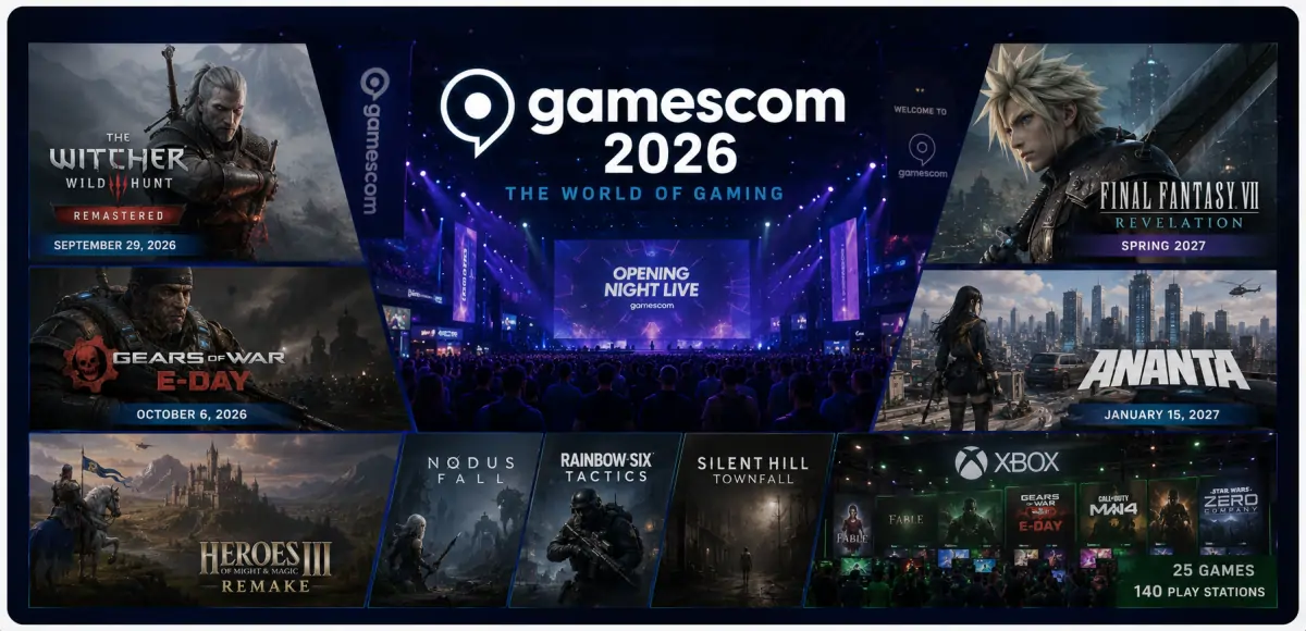 Gamescom 2026؛ مهمترین اتفاقات و بازی های معرفی شده در افتتاحیه امسال