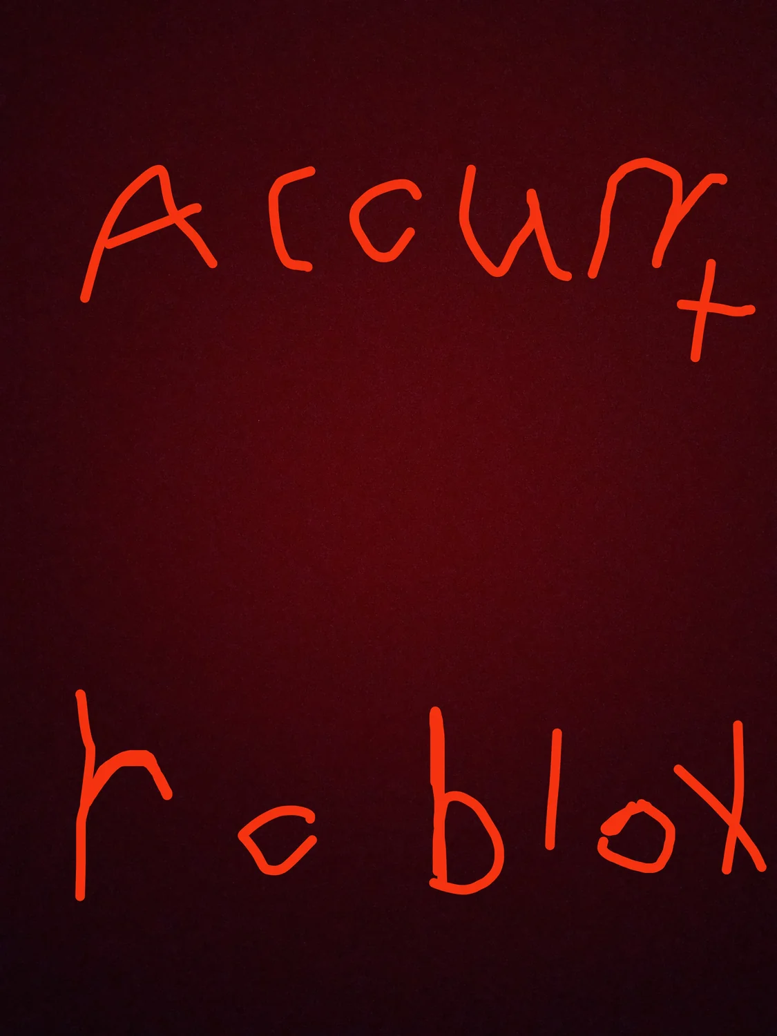 Acount roblox