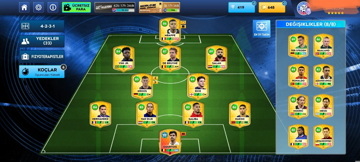فروش اکانت Dream League Soccer