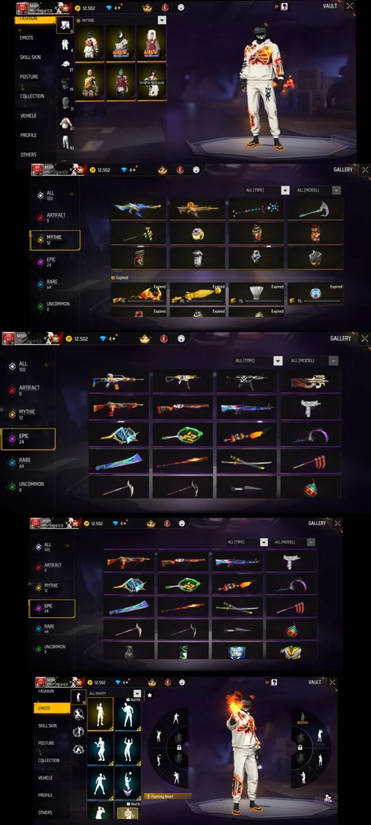 اکانت فری فایر