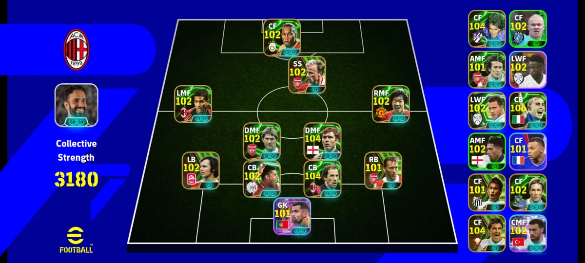 اکانت efootball ریجن ژاپن گیم پلی بی نظیر