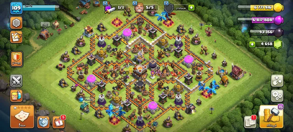 اکانت کلش آف کلنز 