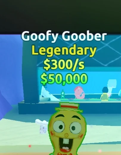 کارکتر Goofy Goober بازی Steal a Spongebob در روبلاکس