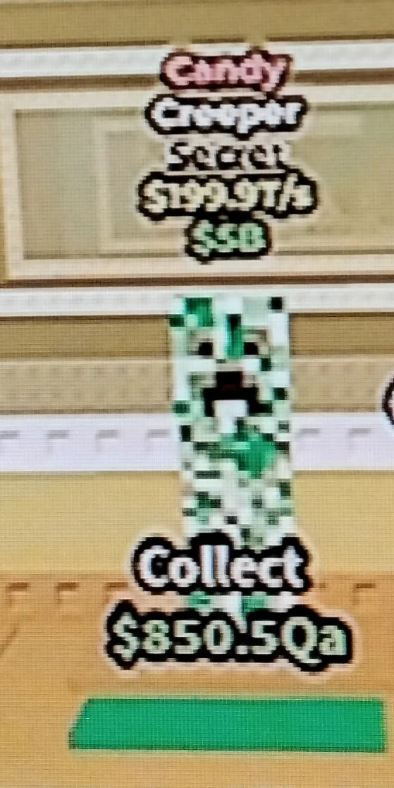 کارکتر Creaper در Steal Brainrot مود شده در ایونت Candy