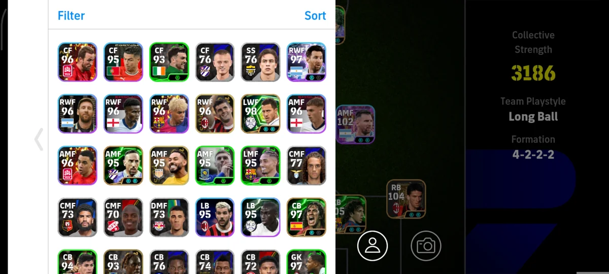 اکانت عالی با بازیکنان عالی قیمت خوب گذاشتم