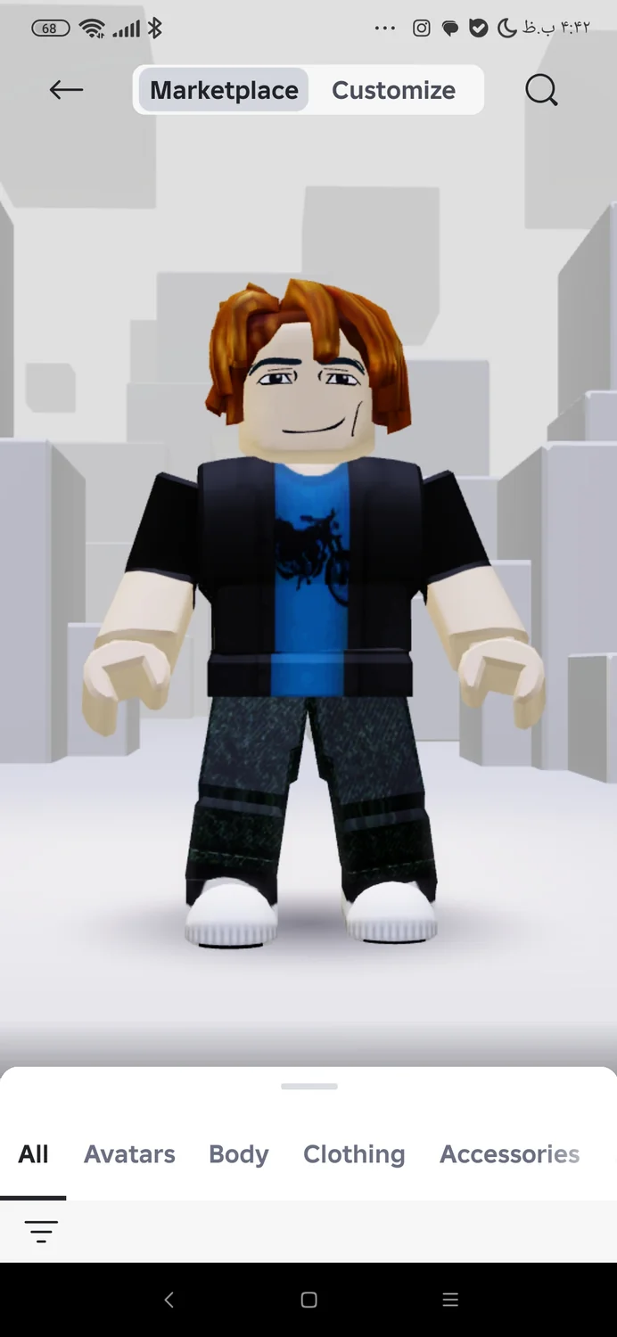 سلام یه اکانت روبلاکس یجورایی 0 درصد کارکرد