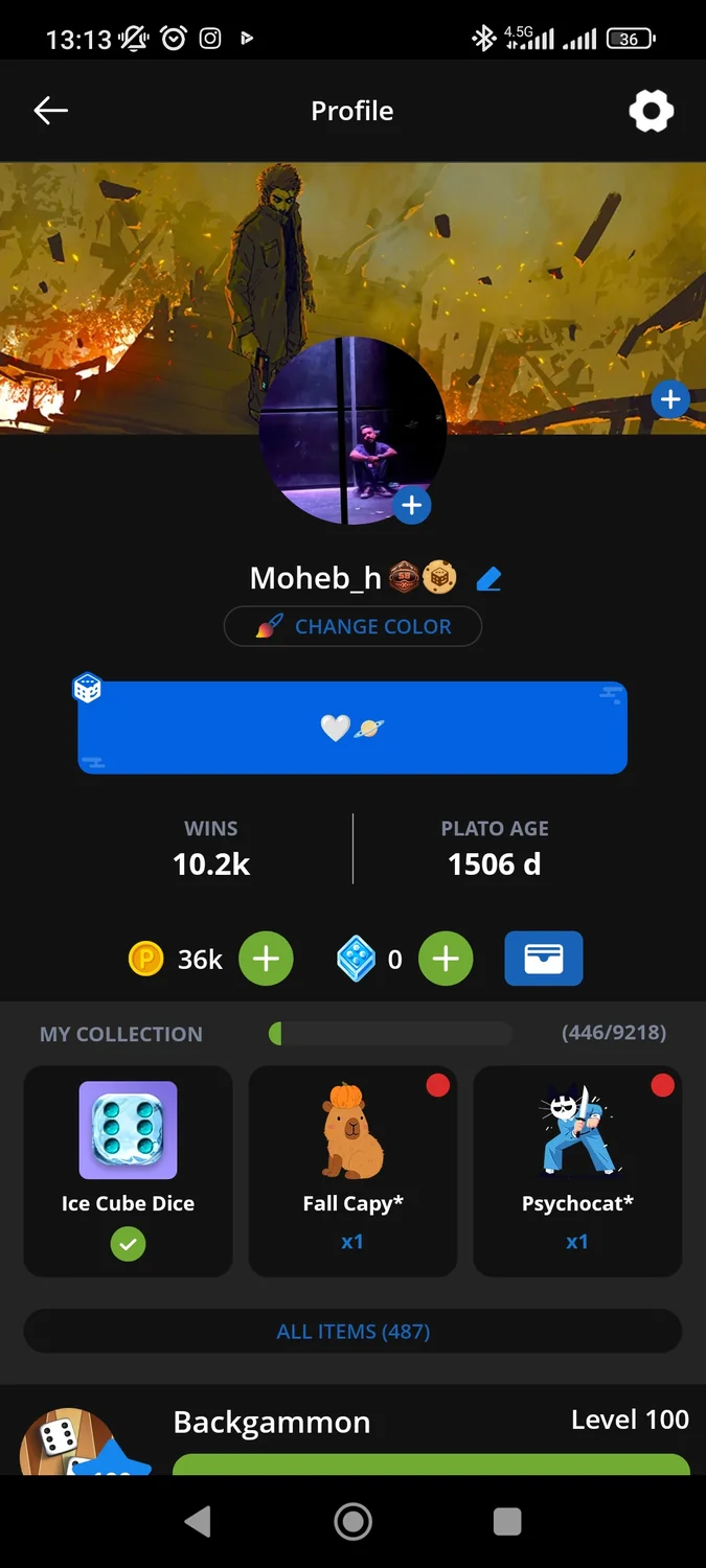 اکانت قدیمی پلاتو 