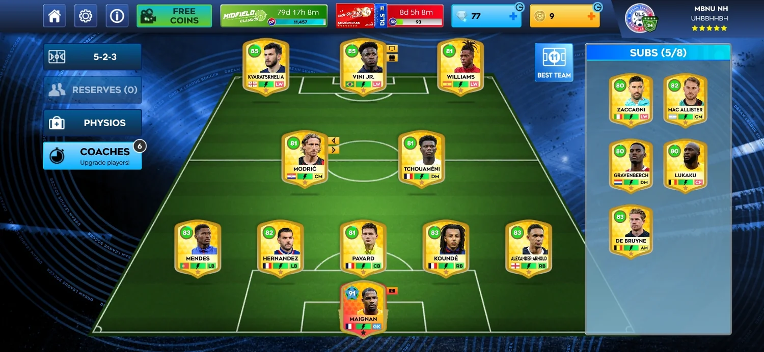 اکانت دریم لیگ