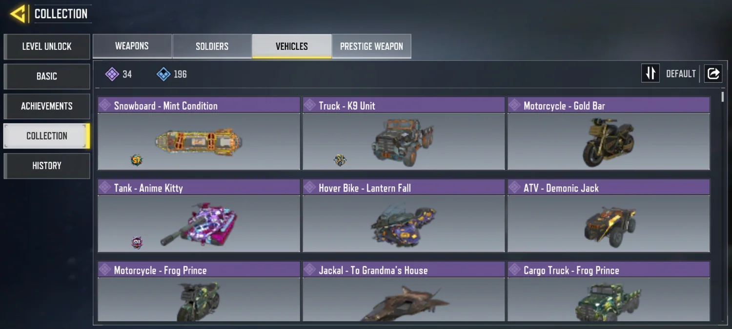 اکانت کالاف عالی