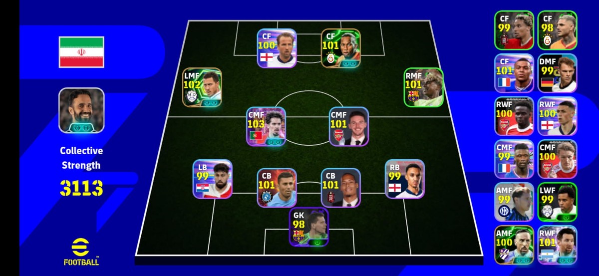 اکانت ای فوتبال قوی ارزان