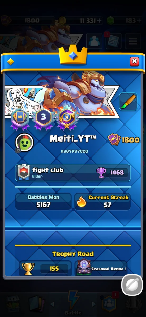 Account ClashRoyal اکانت کلش رویال