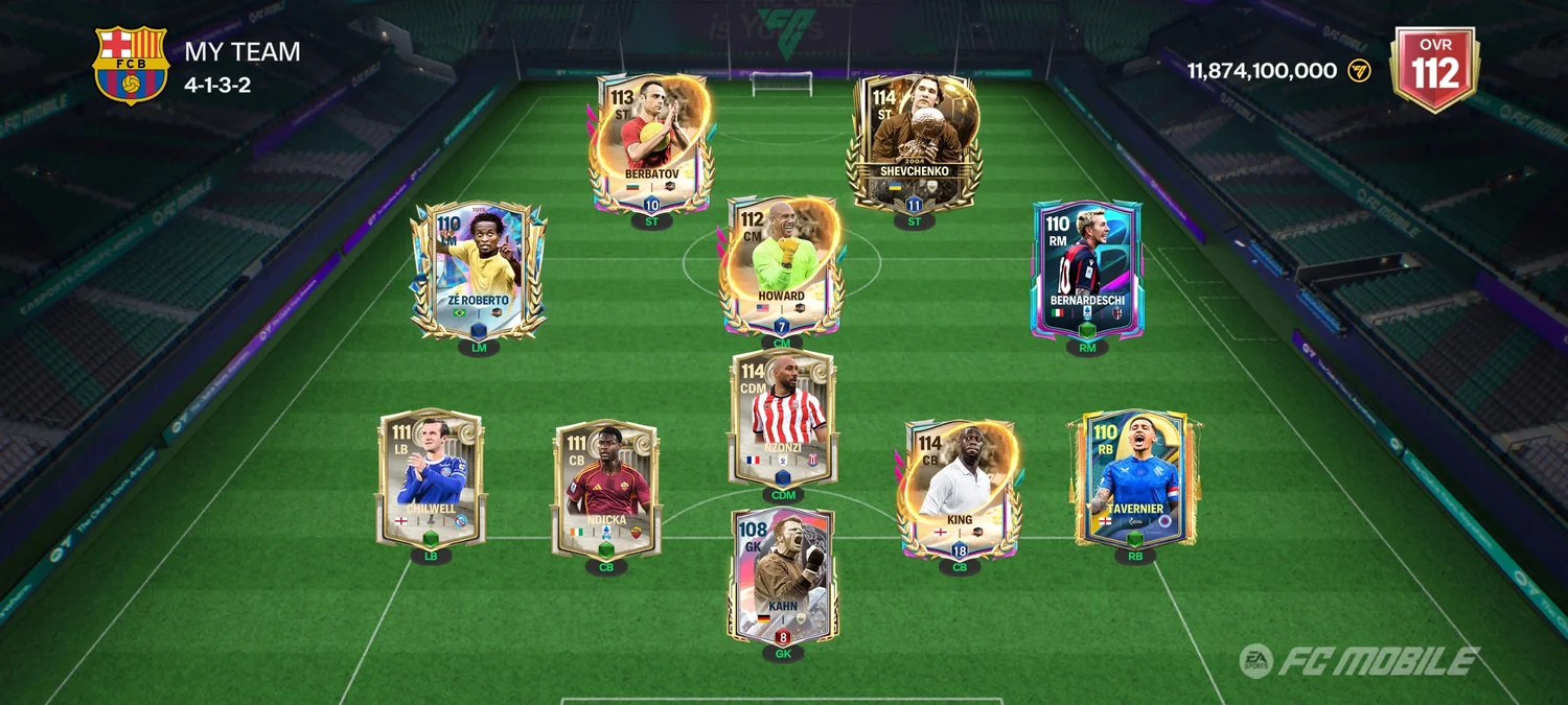 اکانت fc mobile  خیلی خوش شانس